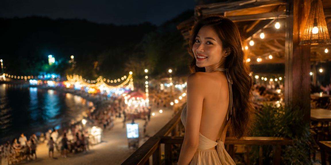 Người dùng tại chợ đêm Đà Lạt xem kèo esports và khuyến mãi cá cược trên điện thoại